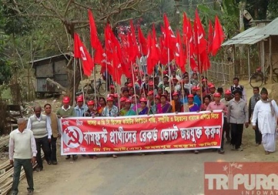 Campaigning for Village Committee Election on peak 